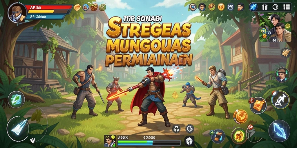 Tangkapan layar utama API66 menunjukkan pertempuran strategis yang intens.