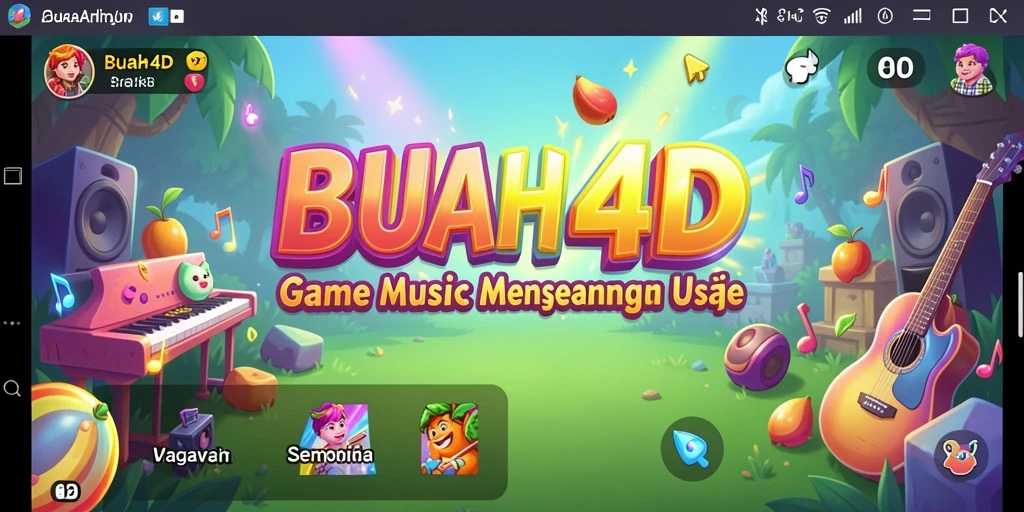 Gambaran permainan BUAH4D yang penuh warna dan interaktif.