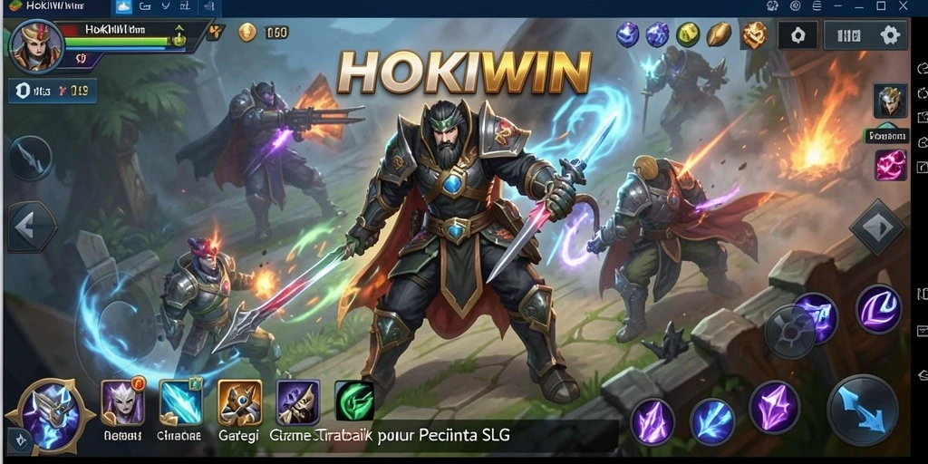 Screenshot menunjukkan aksi seru dalam gameplay HOKIWIN dengan strategi mendalam.