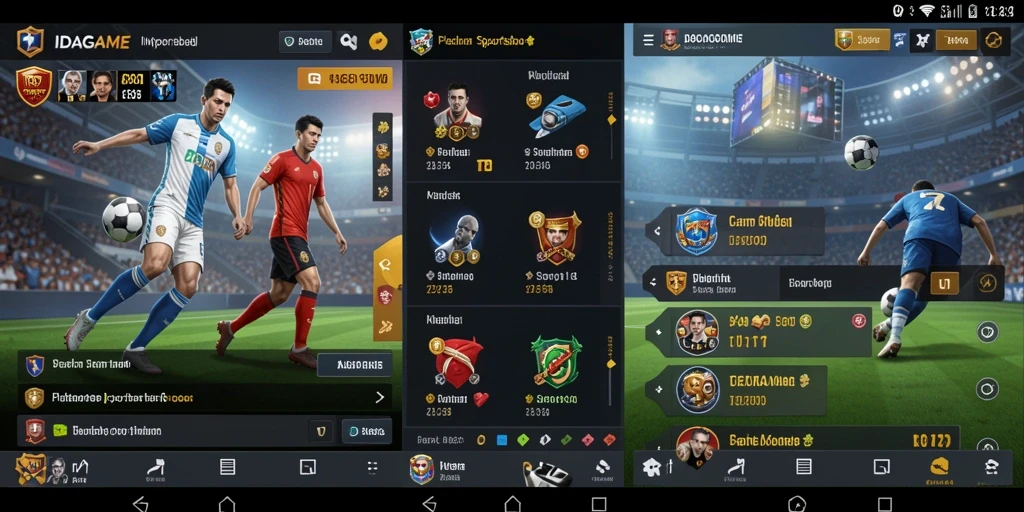 Tampilan antarmuka pengguna IDAGAME yang menarik saat bermain Sportsbook.