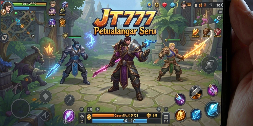 Tampilan gameplay JT777 yang menarik dan interaktif dalam petualangan ARPG.