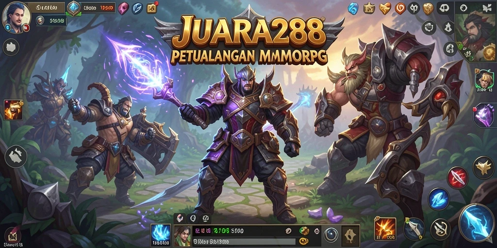 Tangkapan layar gameplay JUARA288 dengan karakter yang bertarung.
