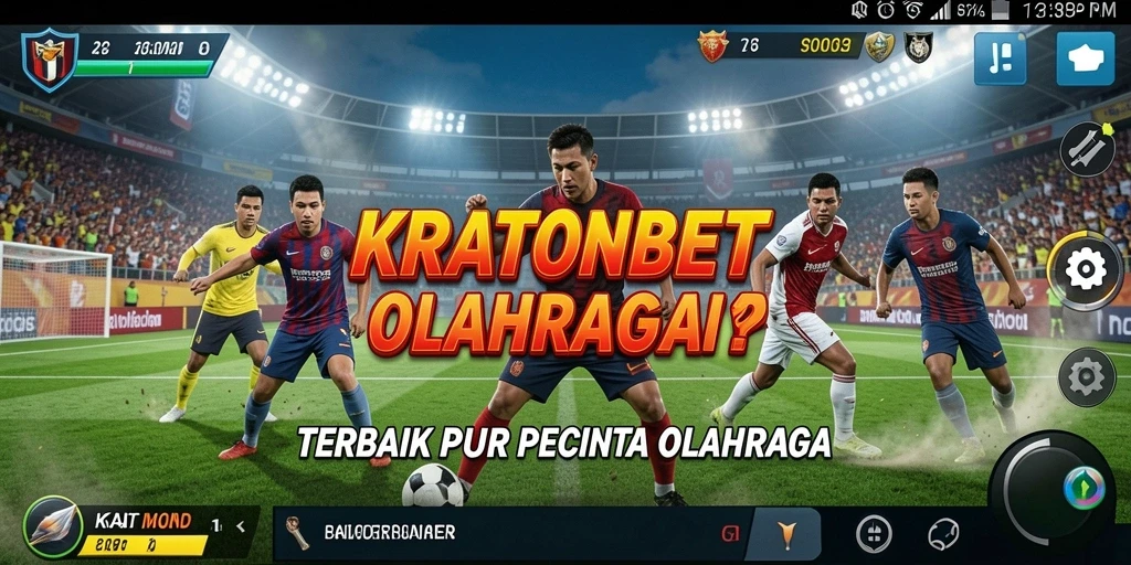 Tampilan gameplay seru di KRATONBET dengan aksi olahraga yang mendebarkan.