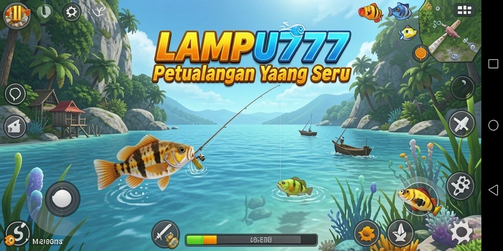 Tampilan gameplay LAMPU777 yang menakjubkan saat memancing.