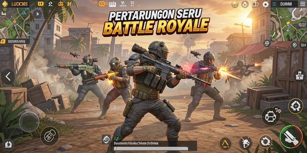 Gameplay LUCK365 dengan pertarungan seru dan strategi yang mendebarkan.