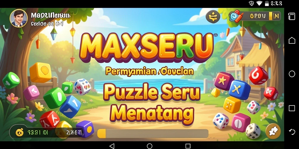 Gameplay seru di MAXSERU dengan tantangan puzzle yang mengasyikkan.