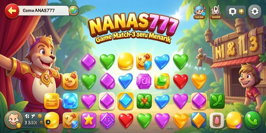 Tampilan gameplay seru NANAS777 yang mengasyikkan.