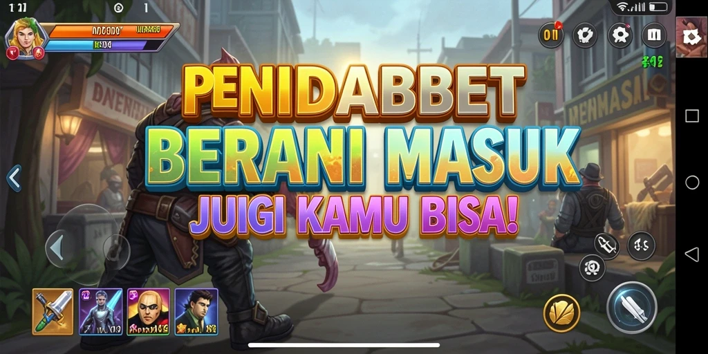 Screenshot gameplay PENIDABET dengan suasana horor yang mencekam.