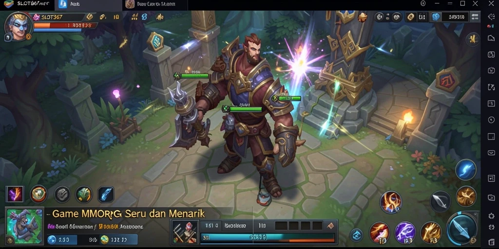Gameplay SLOT367 menampilkan petualangan epik dalam dunia MMORPG.