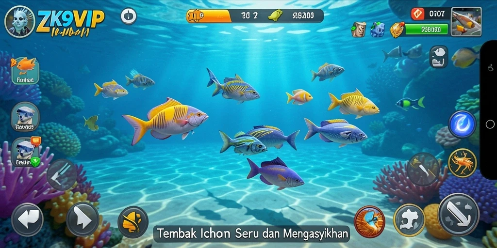 Tampilan gameplay ZK9VIP yang memikat dan seru.